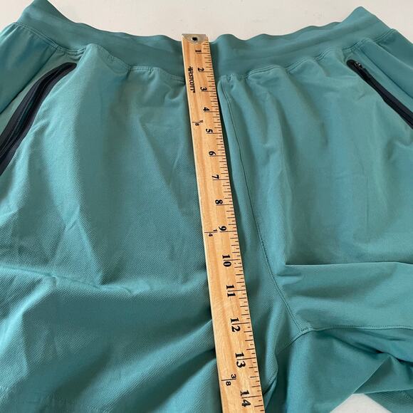 Gymshark Green Athletic Running Shorts Women's XL Activewear Lightweight - Picture 10 of 14